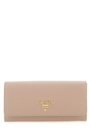 Prada Logo Plaque Long Wallet
