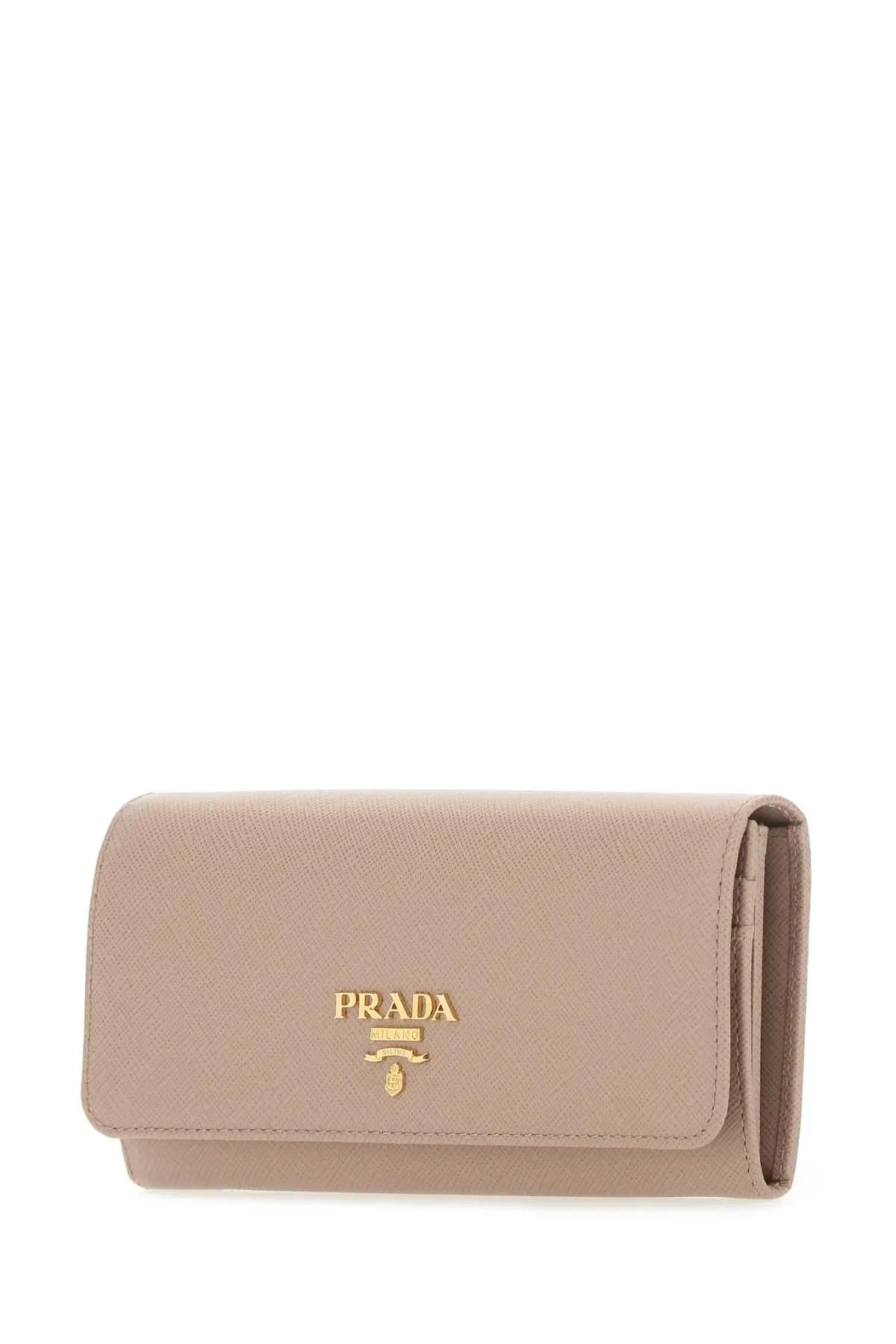 Prada Logo Plaque Long Wallet