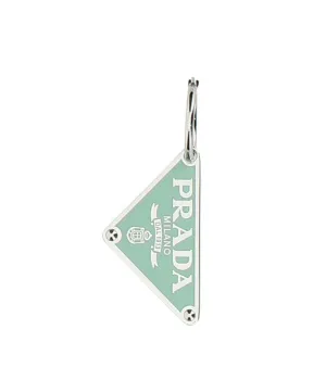Prada Logo Plaque Single Earring