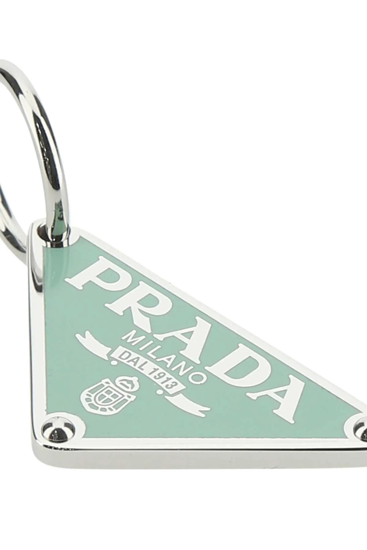 Prada Logo Plaque Single Earring