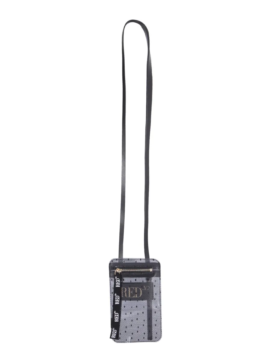 REDValentino Logo Patch Smartphone Holder