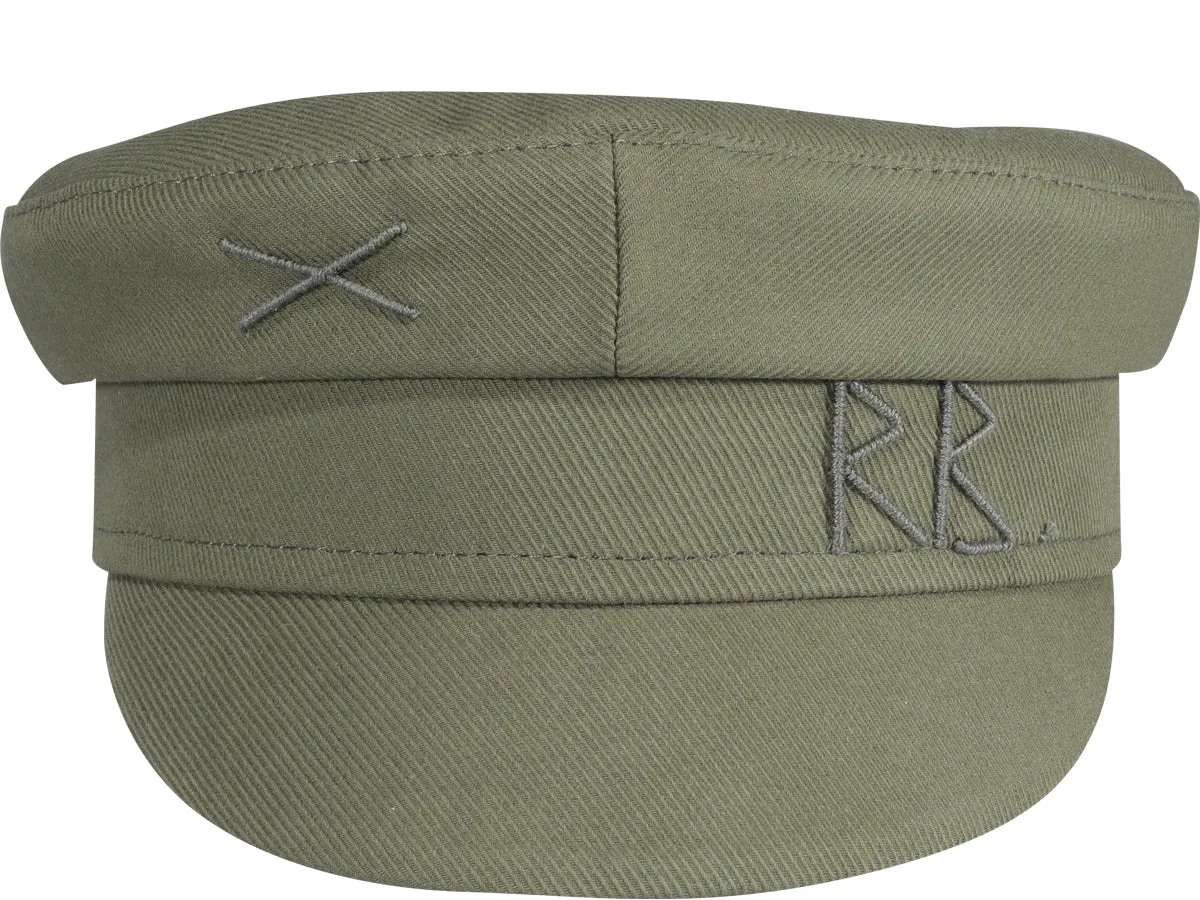Ruslan Baginskiy Chain Embellished Baker Boy Hat