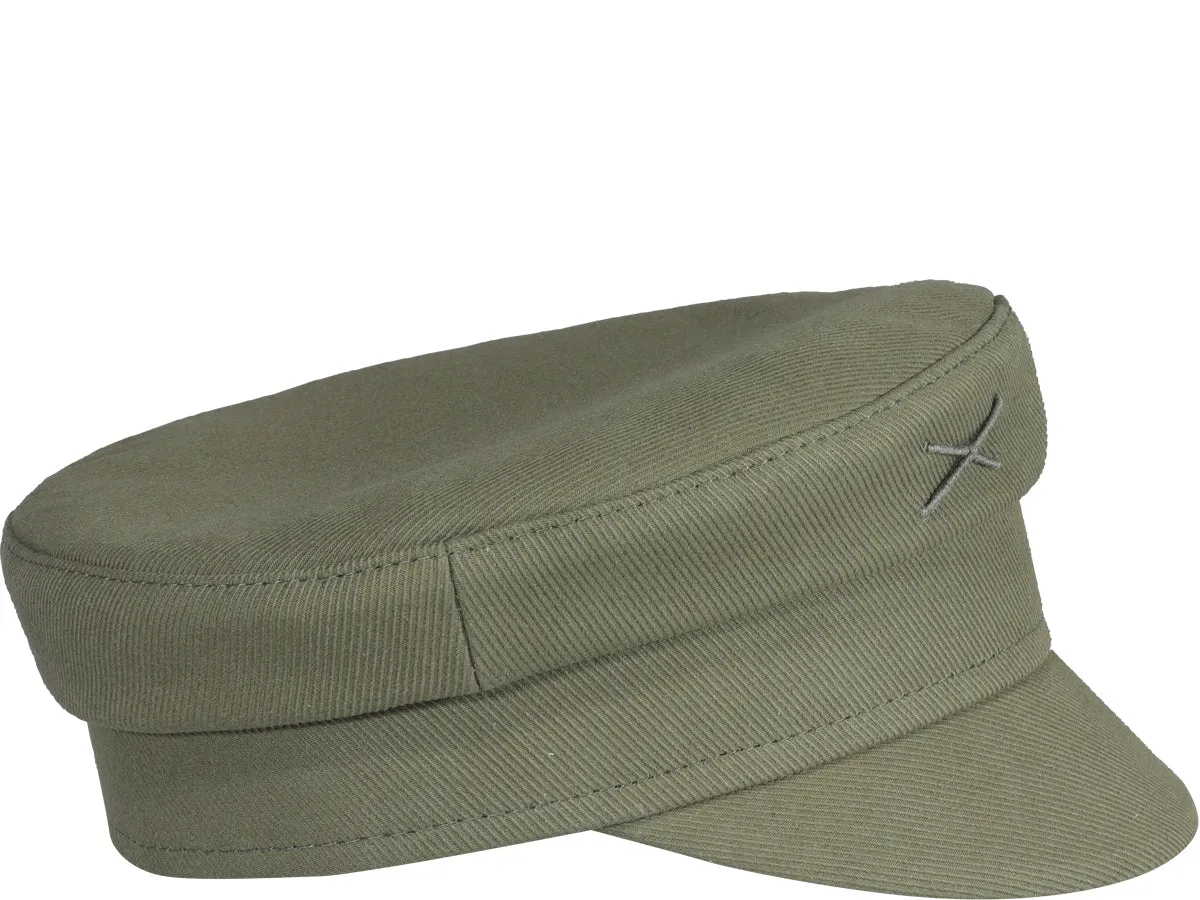 Ruslan Baginskiy Chain Embellished Baker Boy Hat