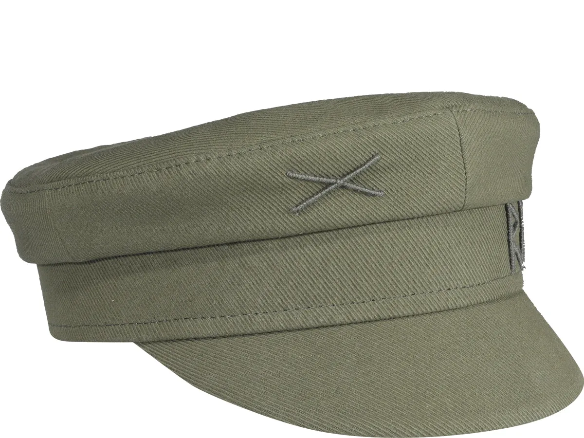 Ruslan Baginskiy Chain Embellished Baker Boy Hat
