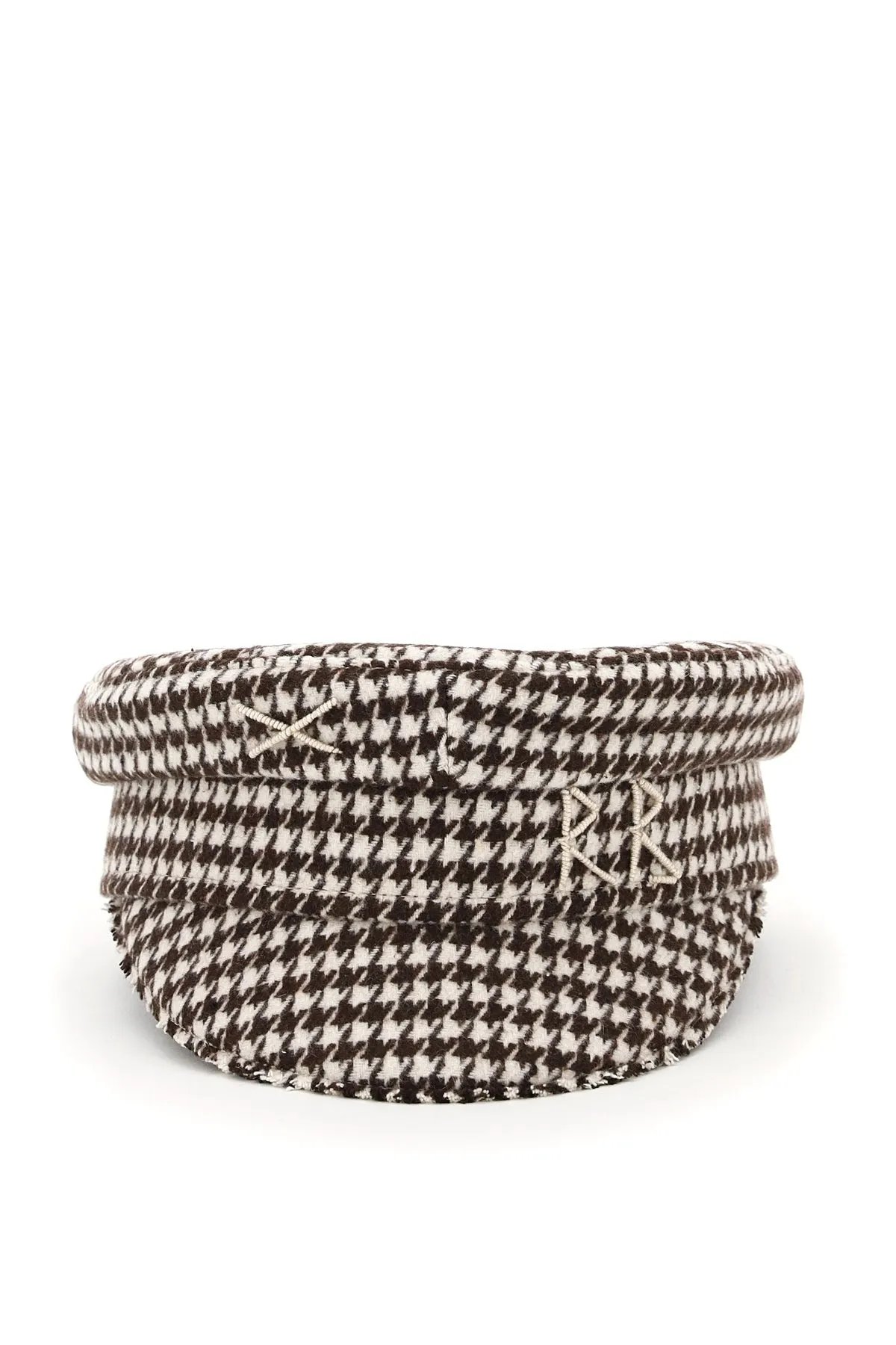 Ruslan Baginskiy Houndstooth Pattern Baker Boy Hat