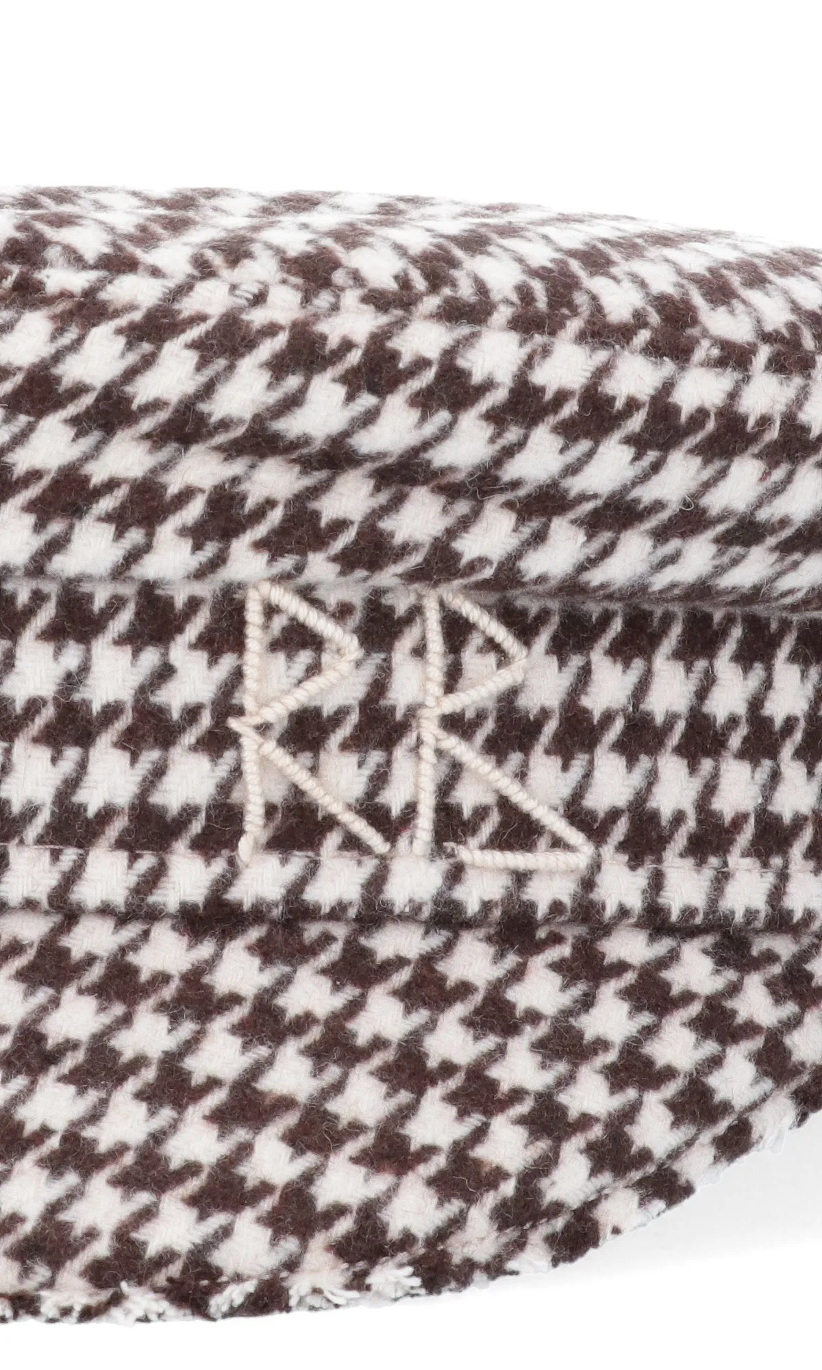 Ruslan Baginskiy Houndstooth Pattern Baker Boy Hat