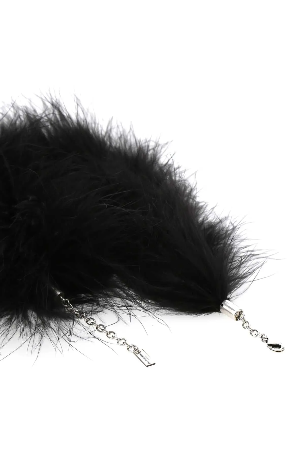 Saint Laurent Feather Necklace
