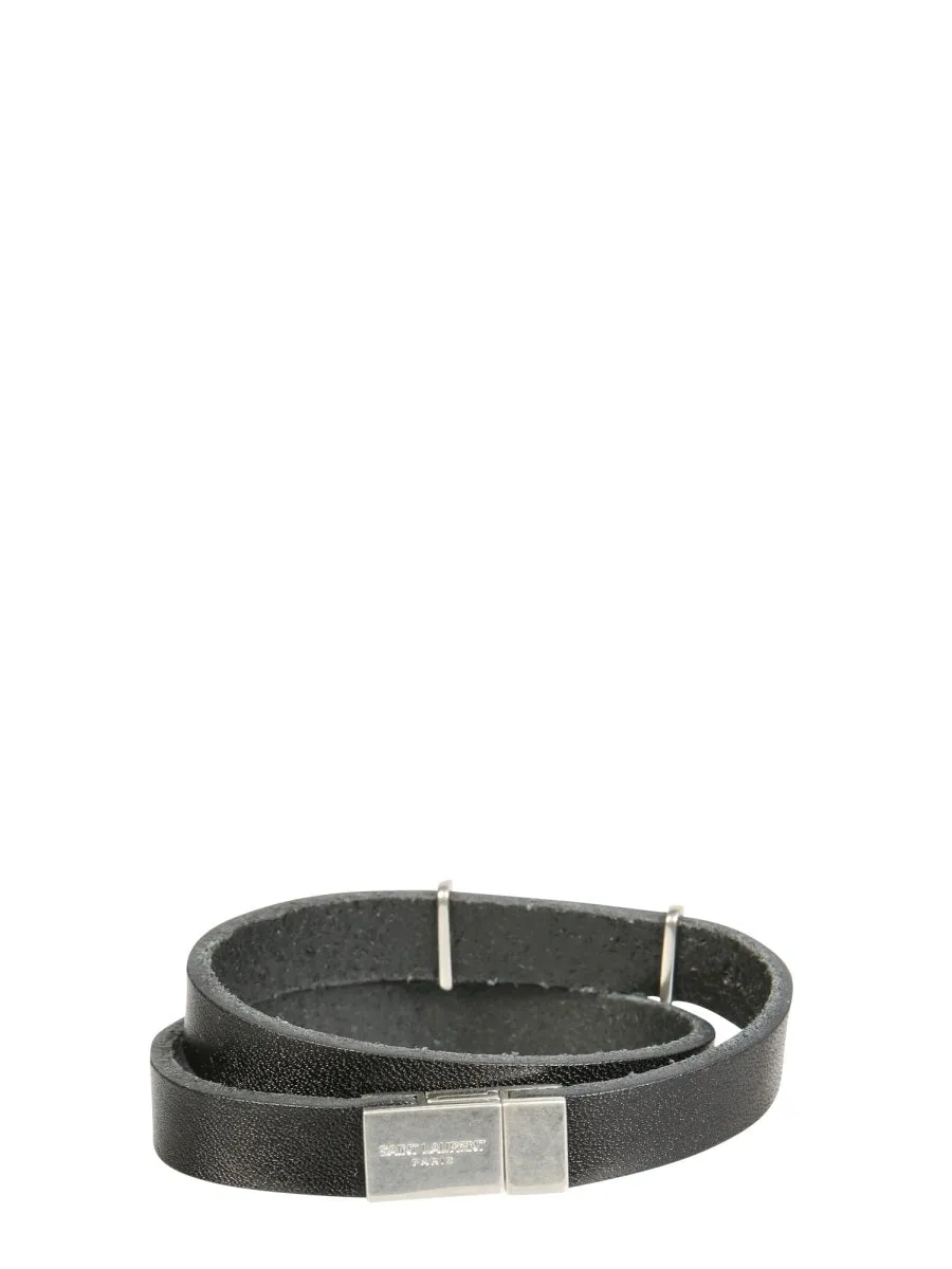 Saint Laurent Opyum Double Wrap Bracelet