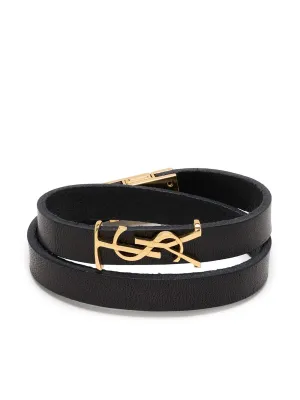 Saint Laurent Opyum Double Wrap Bracelet