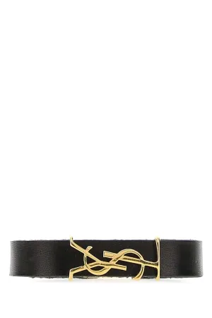 Saint Laurent Opyum Logo Plaque Bracelet