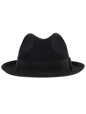 Saint Laurent Ribbon Detail Fedora Hat