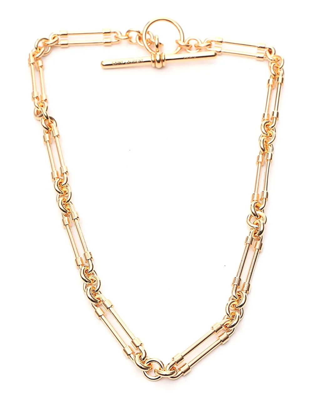 Saint Laurent T-Bar Bolt Detailed Necklace