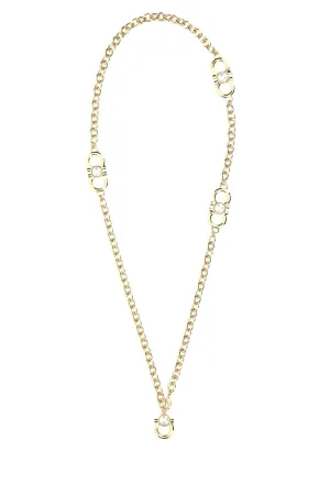 Salvatore Ferragamo Gancini Chain Necklace