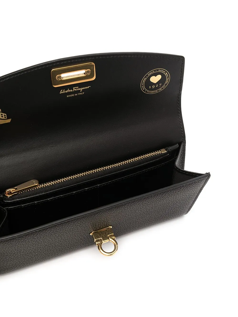 Salvatore Ferragamo Gancini Continental Wallet