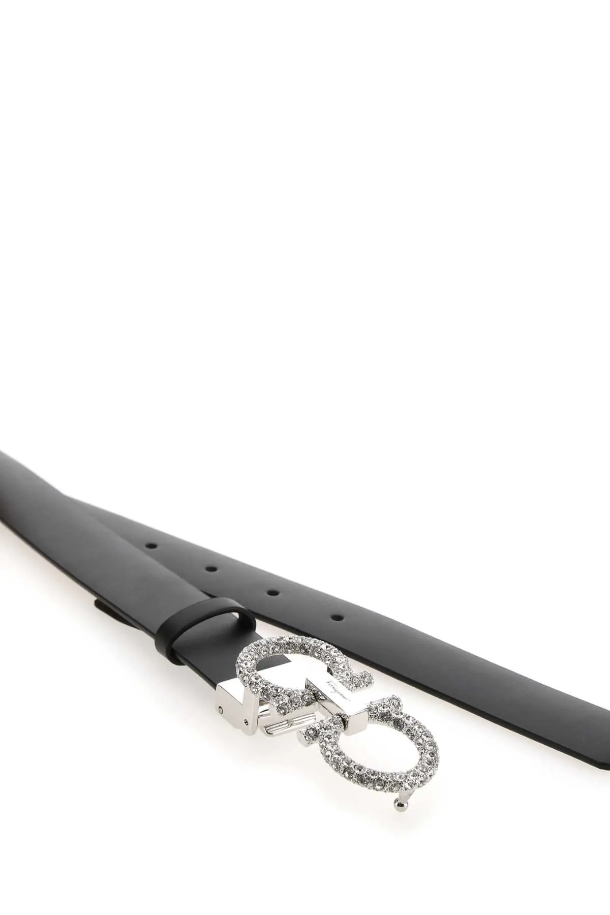 Salvatore Ferragamo Gancini Embellished Buckle Belt