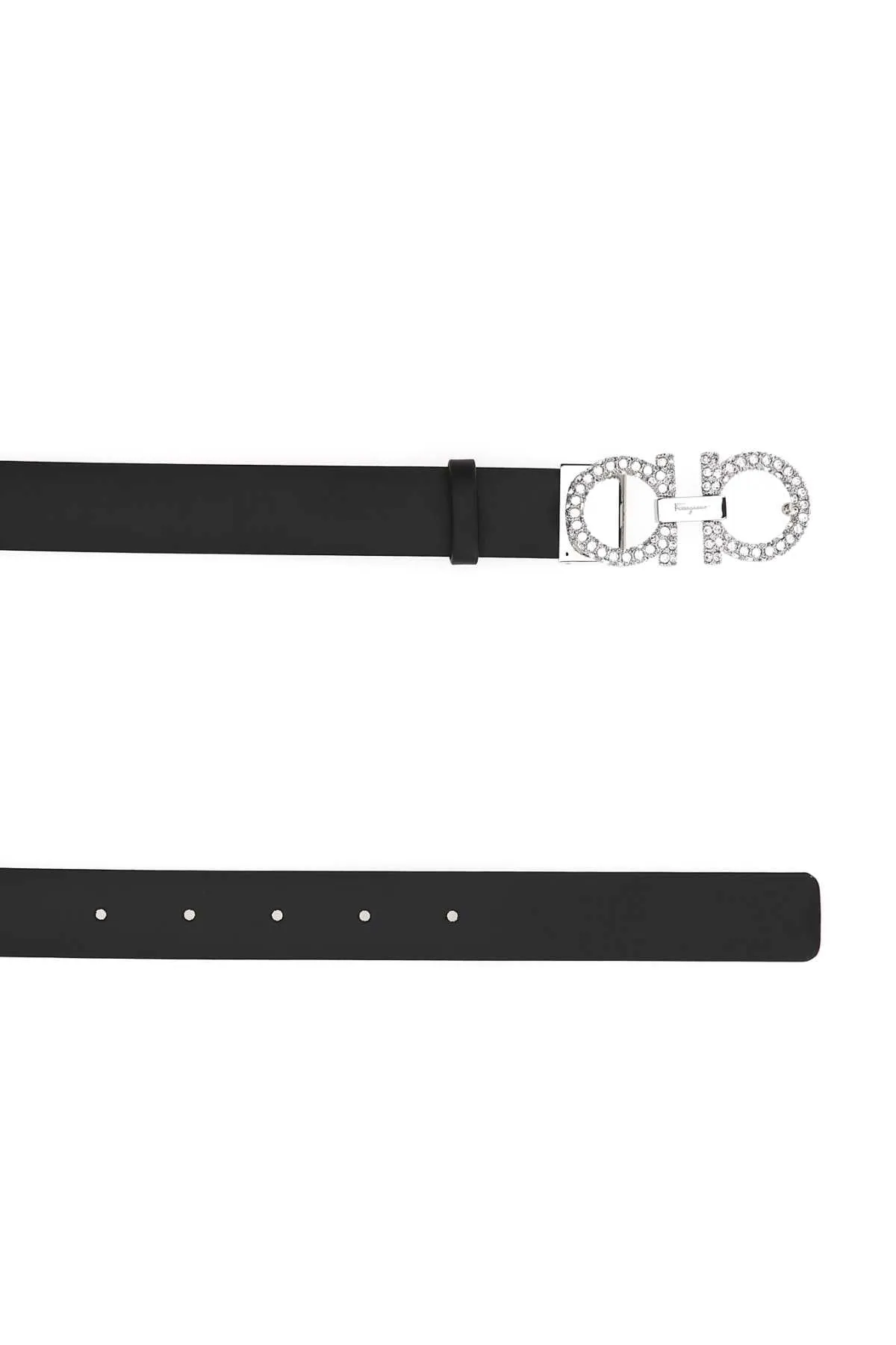 Salvatore Ferragamo Gancini Embellished Buckle Belt