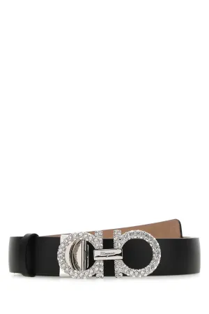 Salvatore Ferragamo Gancini Embellished Buckle Belt