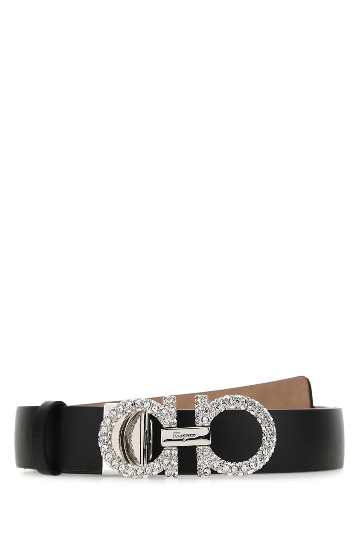 Salvatore Ferragamo Gancini Embellished Buckle Belt
