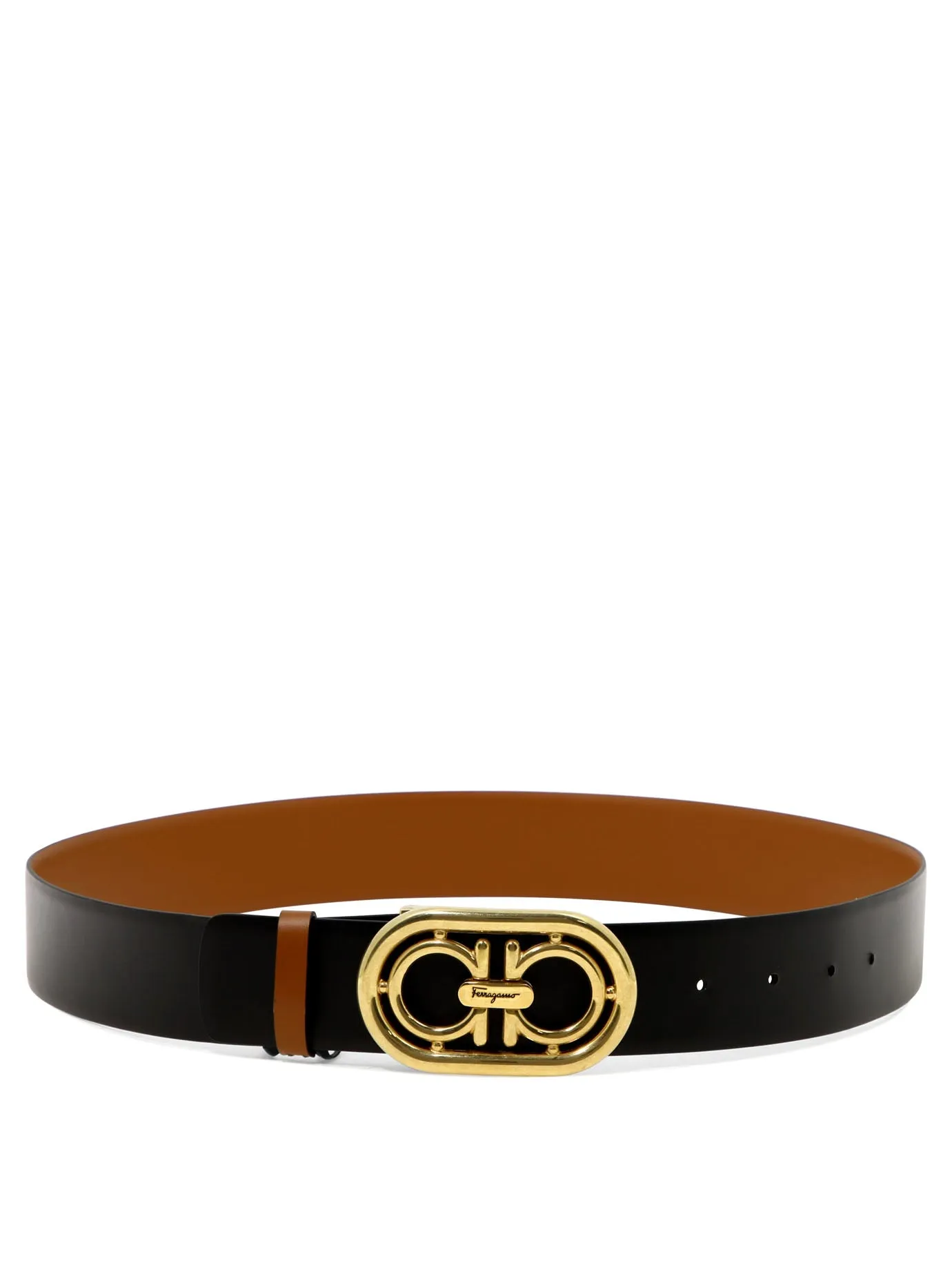 Salvatore Ferragamo Gancini Reversible Belt