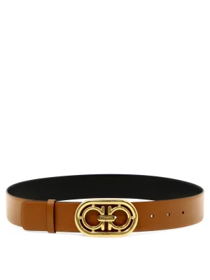 Salvatore Ferragamo Gancini Reversible Belt