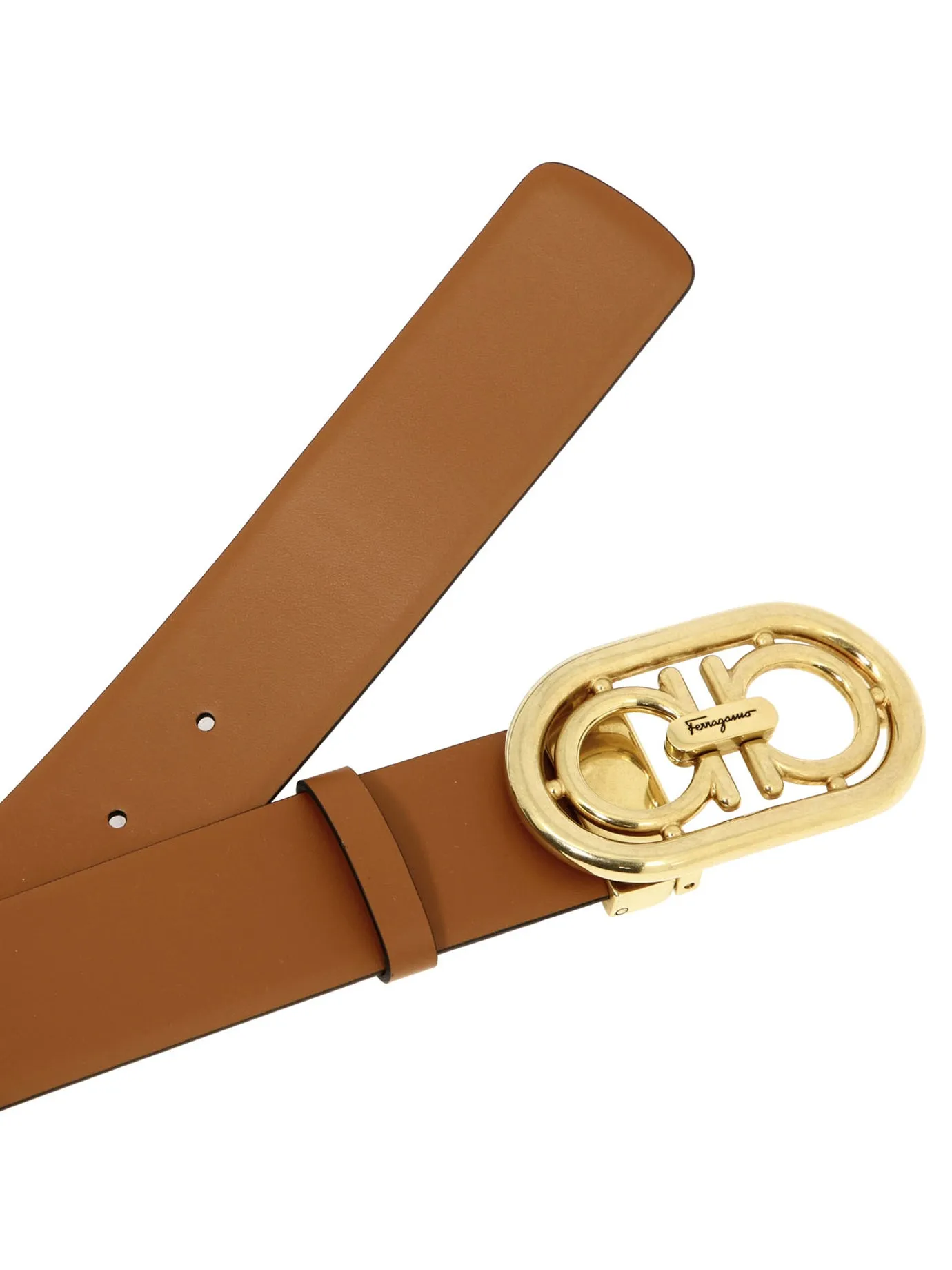 Salvatore Ferragamo Gancini Reversible Belt