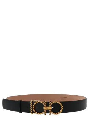 Salvatore Ferragamo Gancini Reversible Buckle Belt