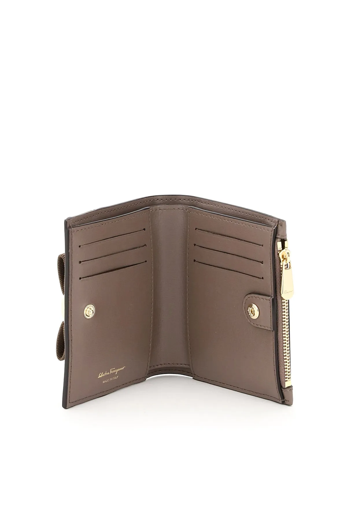 Salvatore Ferragamo Vara Bow Compact Wallet