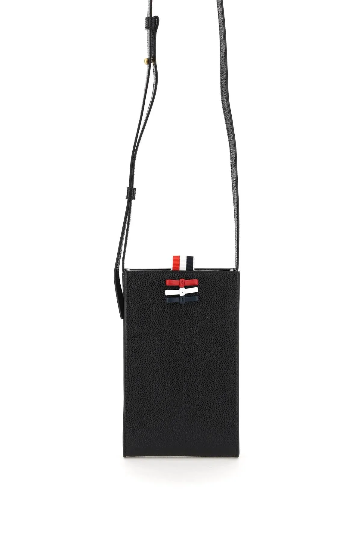 Thom Browne RWB Bow Embellished Strapped Phone Bag