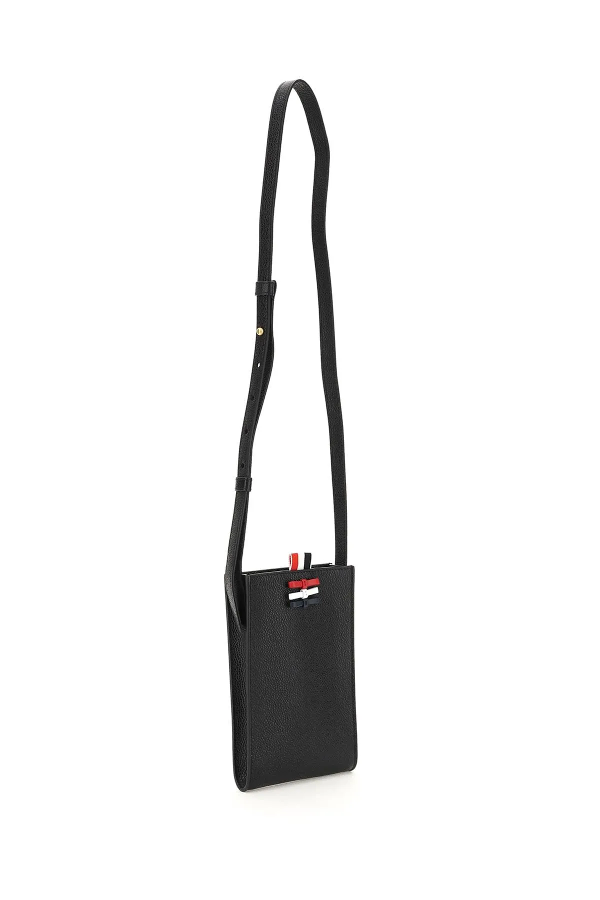 Thom Browne RWB Bow Embellished Strapped Phone Bag
