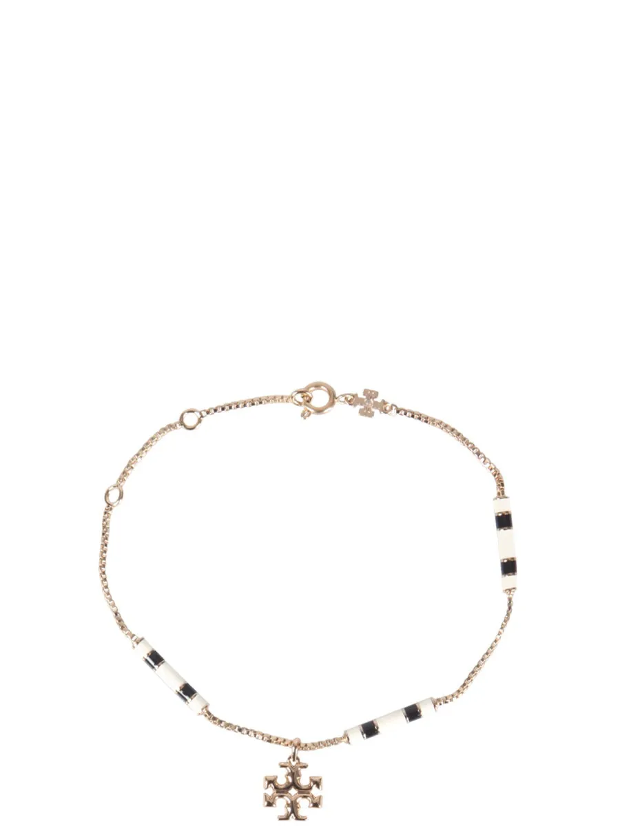 Tory Burch Kira Embellished Bar Bracelet