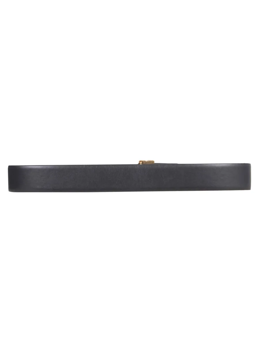 Tory Burch Logo Plaque Belt