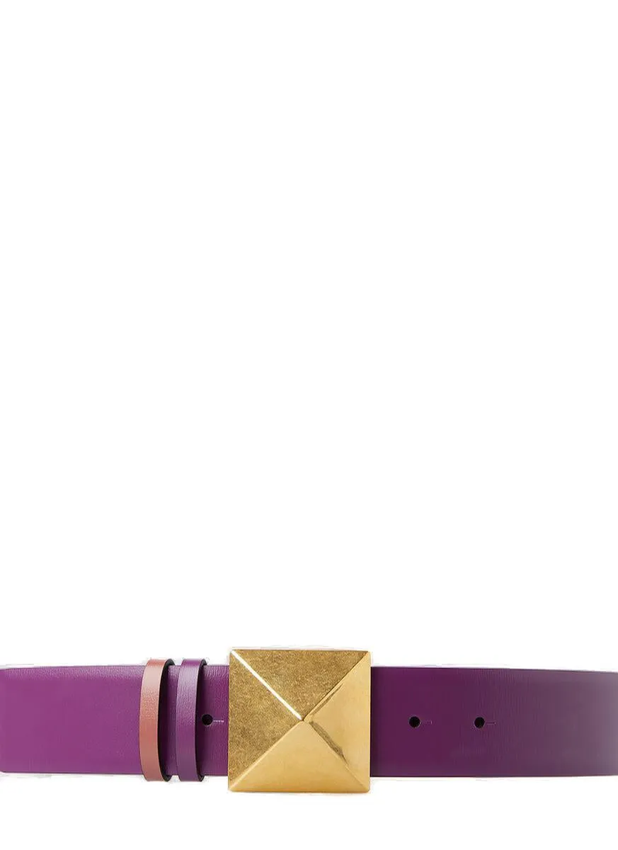 Valentino Garavani One Stud Reversible Belt