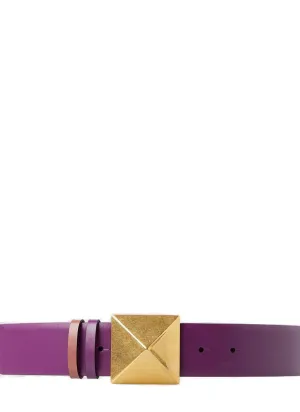 Valentino Garavani One Stud Reversible Belt