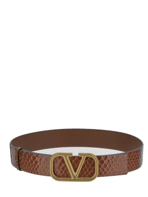 Valentino VLogo Buckle Belt