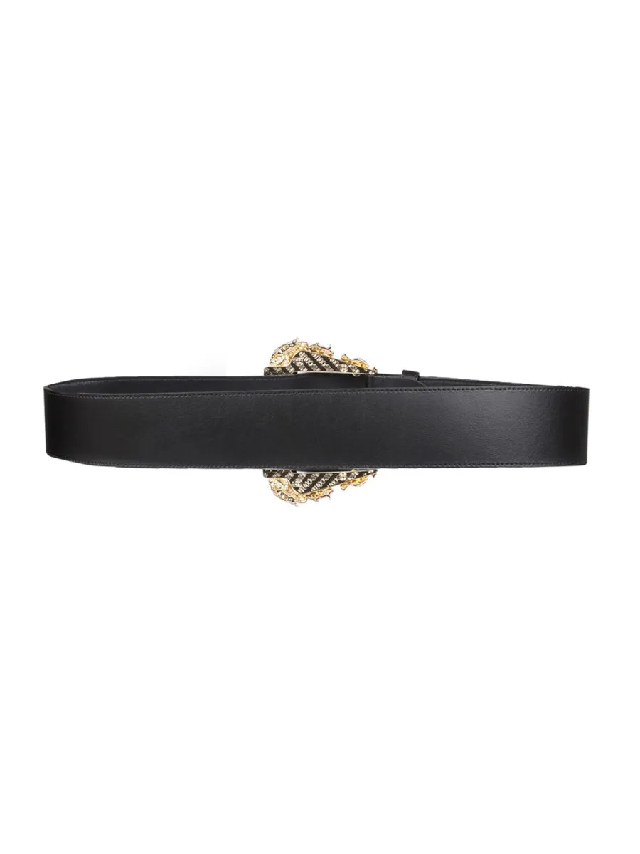 Versace Jeans Couture Baroque Buckle Belt