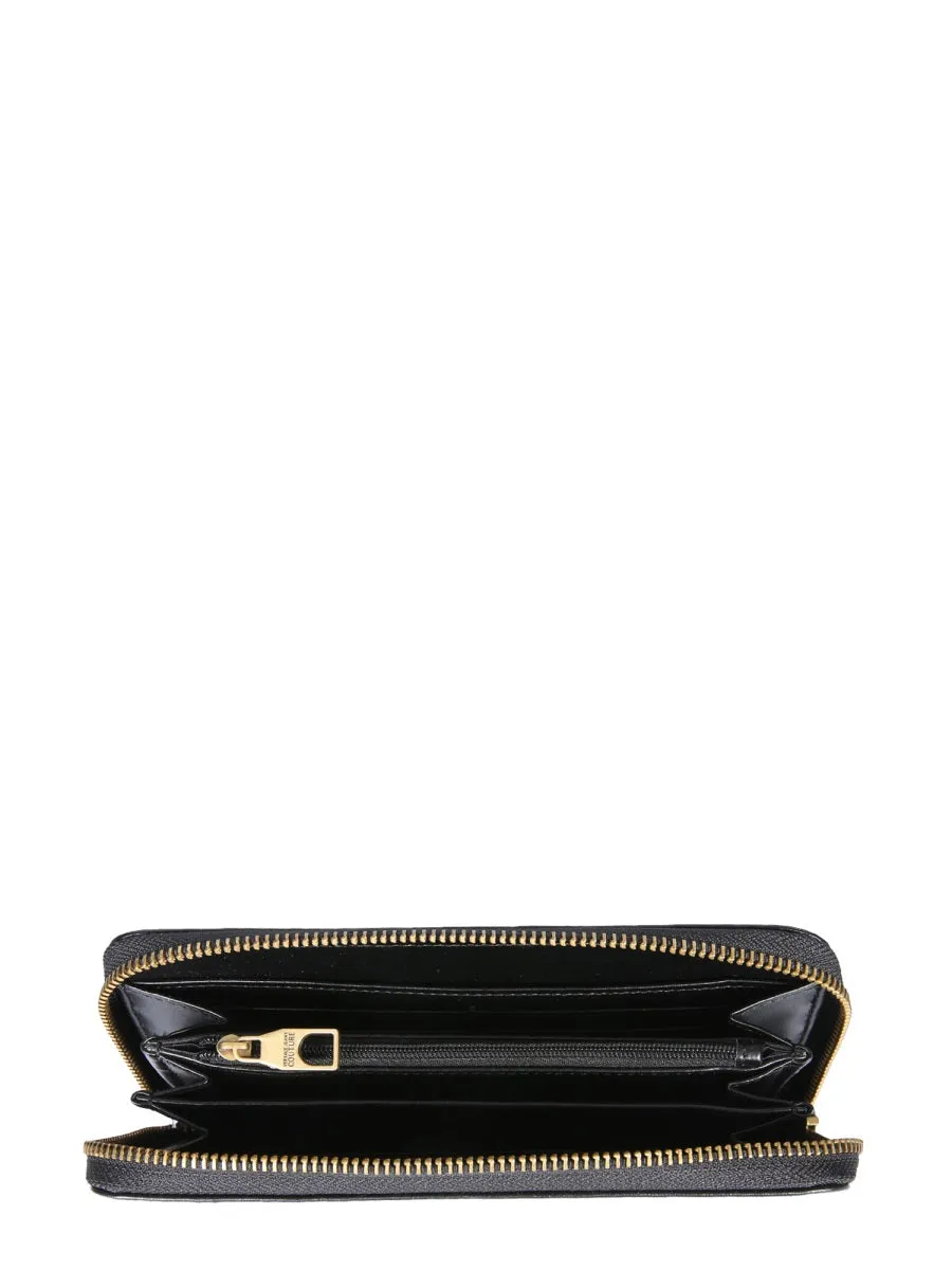 Versace Jeans Couture Logo Plaque Zipped Wallet