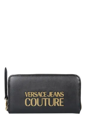 Versace Jeans Couture Logo Plaque Zipped Wallet
