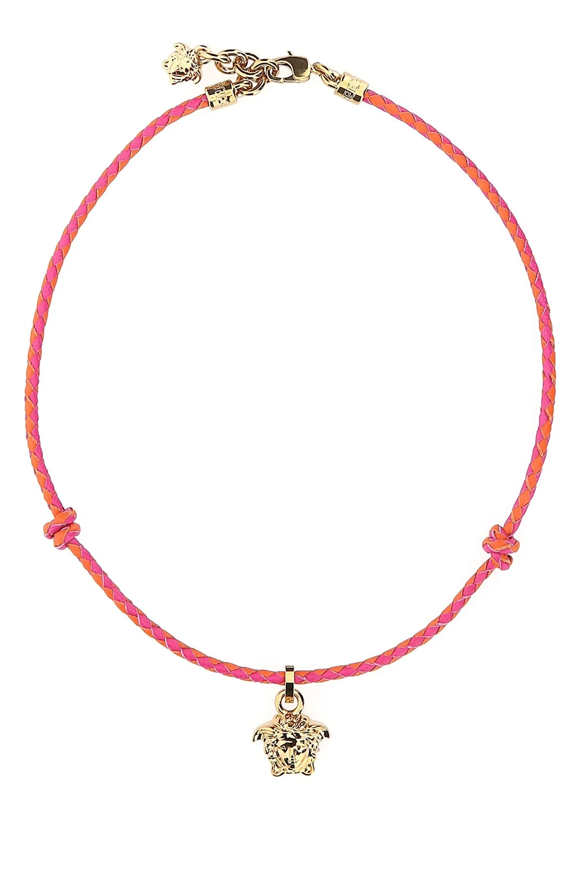 Versace Medusa Head Knot Detailed Necklace