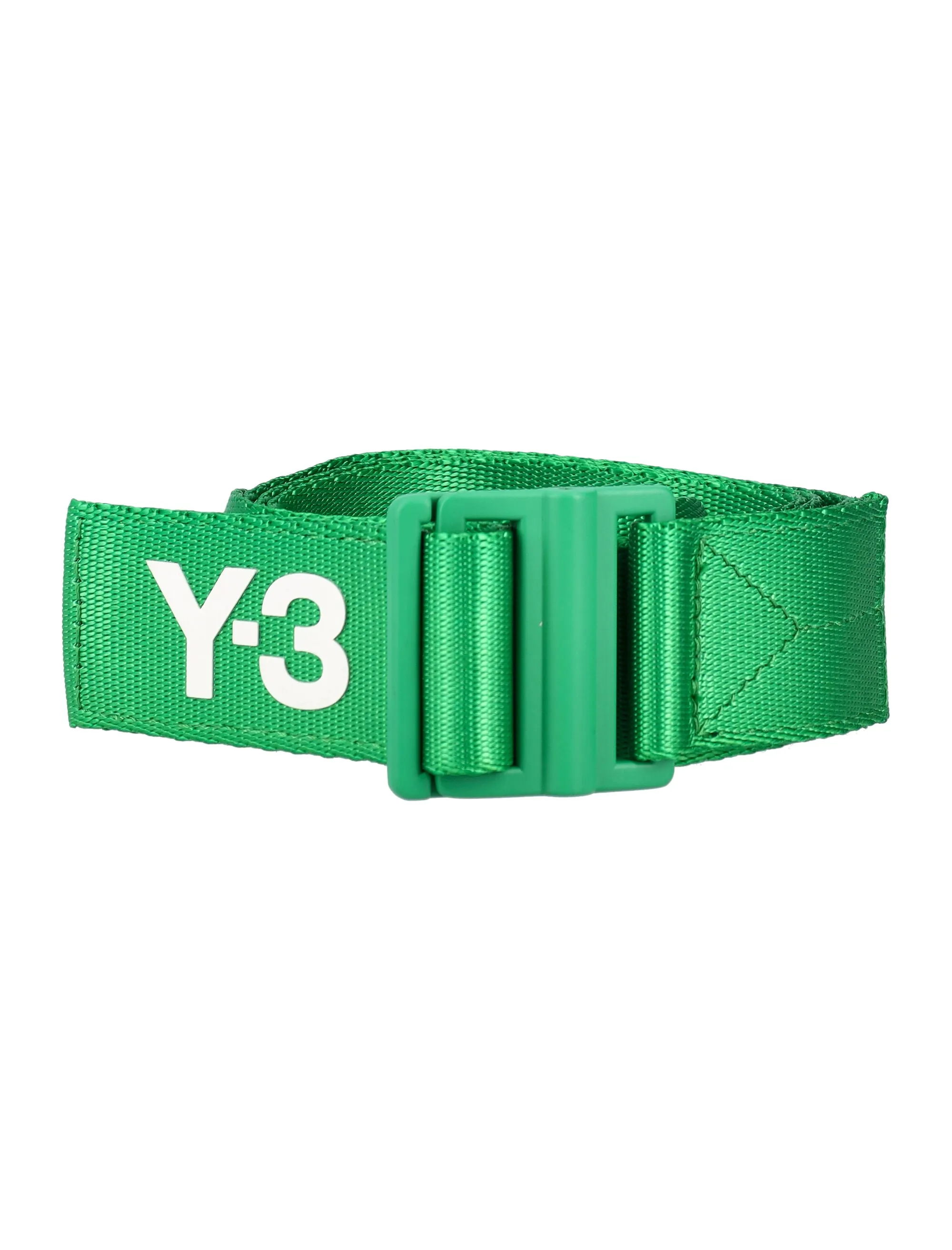 Y-3 Logo Printed Buckled Belt
